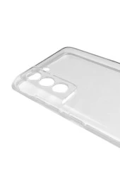 Galaxy S21 Fe Kılıf Kamera Korumalı Süper Silikon Kapak Şeffaf thumbnail 3