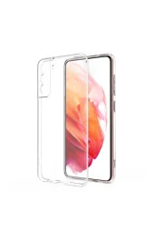 Galaxy S21 Fe Kılıf Kamera Korumalı Süper Silikon Kapak Şeffaf thumbnail 5