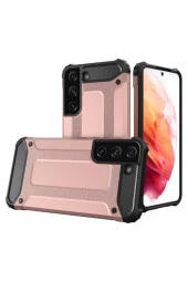 Galaxy S22 Kılıf Shockproof Zırh Koruma Rosegold thumbnail 1