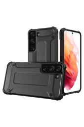 Galaxy S22 Kılıf Shockproof Zırh Koruma Siyah thumbnail 1