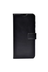 Tecno Camon 16 Kılıf Deluxe Kapaklı Kılıf Siyah thumbnail 1