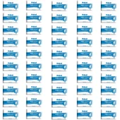 Burpak HDPE İş Temizlik Tek Kullanımlık Şeffaf Eldiven / Büyük Boy / 100 Adetlik 50 Paket - Koli thumbnail 1