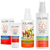 Solaris Tüm Ciltler İçin SPF 50+ Güneş Kremi ve Çocuk Güneş Kremi Sprey ve Güneş Koruyucu Krem Sprey - 2