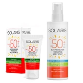Solaris Yağlı Cilt Tipleri İçin Jel Güneş Kremi (Mat) SPF 50+ (50 ml) ve Güneş Koruyucu Krem Sprey SPF 50+ - 2