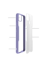 Realme C25 Kılıf Için Uyumlu Kılıf Renkli Kenar Perfe Tpu Silikon Kılıf Mavi thumbnail 2