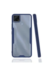 Realme C25 Kılıf Için Uyumlu Kılıf Renkli Kenar Perfe Tpu Silikon Kılıf Lacivert thumbnail 1