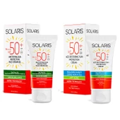 Solaris Yağlı Ciltler İçin Jel Güneş Kremi (Mat) SPF 50+ (50 ml) ve Yaşlanma Karşıtı Güneş Kremi SPF 50+ - 2