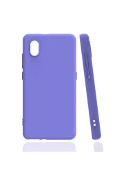 Tcl L7 Kılıf Bye Silikon Lila thumbnail 1