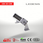 Ledesis Turkuaz Wallwasher Duvar Boyama 20 cm (6W) - 2
