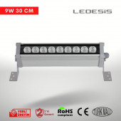 Ledesis Turkuaz Wallwasher Duvar Boyama 30 cm (9W) - 1