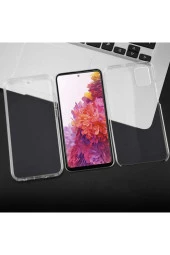 Galaxy Note 10 Lite Cvzr01 360 Tam Koruma Silikon Kılıf Şeffaf thumbnail 2