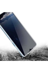 Galaxy S21 Ultra Cvzr01 360 Tam Koruma Silikon Kılıf Şeffaf thumbnail 3