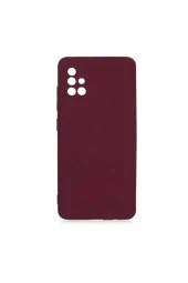 Galaxy A51 Kılıf Delux Silkytermoplastik Kılıf Koyu Mor thumbnail 1