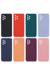 Galaxy A32 4g Kılıf Delux Silkytermoplastik Kılıf Koyu Mor thumbnail 3