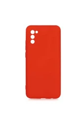 Galaxy A02 Kılıf Delux Silkytermoplastik Kılıf Koyu Pembe - 1