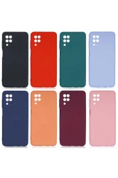 Galaxy A12 Kılıf Delux Silkytermoplastik Kılıf Lila thumbnail 3