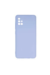 Galaxy A51 Kılıf Delux Silkytermoplastik Kılıf Lila thumbnail 1