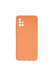 Galaxy A51 Kılıf Delux Silkytermoplastik Kılıf Turuncu thumbnail 1