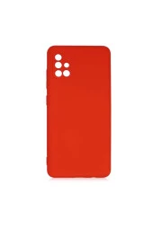 Galaxy A71 Kılıf Delux Silkytermoplastik Kılıf Koyu Pembe thumbnail 1