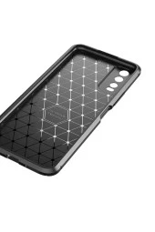 Vivo Y11s Kılıf Karbon Delüx Tpu Silikon Kahverengi thumbnail 3