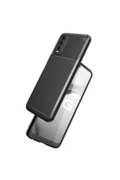 Vivo Y20s Kılıf Karbon Delüx Tpu Silikon Kahverengi thumbnail 2