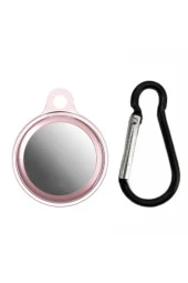 Anahtarlıklı Koruyucu Opacity Şeffaf Slikon Kılıf Açık Pembe thumbnail 2