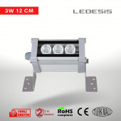 Ledesis Turkuaz Wallwasher Duvar Boyama 12 cm (3W) - 1