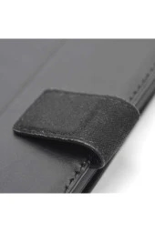 Galaxy A02 Standlı Para Gözlü Delux Cüzdan Siyah thumbnail 3