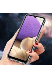 Galaxy A52 Kılıf Clear Anti-shock Sert Arka Kapak Şeffaf thumbnail 2