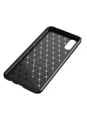 Galaxy A02 Kılıf Karbon Delüx Tpu Silikon Siyah thumbnail 2
