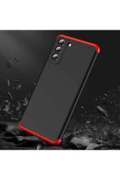 Galaxy S21 Plus Kılıf Soft Hard Koruma Ays Siyah-gri thumbnail 3