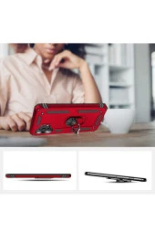 Galaxy A32 5g Shockproof Yüzük Tutuculu Vega Gri thumbnail 4