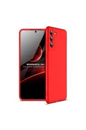 Galaxy S21 Ultra Kılıf Soft Hard Koruma Ays Kırmızı thumbnail 1