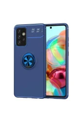 Galaxy A52 Novel Silikon Kılıf Mavi thumbnail 1