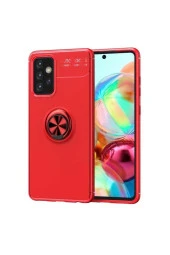 Galaxy A52 Novel Silikon Kılıf Kırmızı thumbnail 1