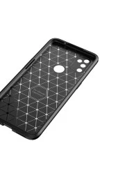 One Plus Nord N100 Uyumlu Karbon Delüx Tpu Silikon Kahverengi Kılıf thumbnail 3