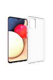 Galaxy A02s Kılıf Süper Silikon Kapak Şeffaf thumbnail 1