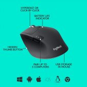 Logitech M720 Triathlon Kablosuz Mouse 910-004791 - 6