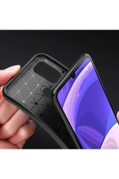 Galaxy M21 Kılıf Karbon Delüx Tpu Silikon Siyah thumbnail 2