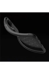 Galaxy M21 Kılıf Niss Silikon Deri Görünümlü Kırmızı thumbnail 3