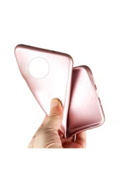 Note 7 Uyumlu Kılıf Premier Silikon Arka Kapak Kılıf Gold thumbnail 2