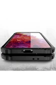 Galaxy S21 Kılıf Shockproof Slikon Zırh Gri thumbnail 5