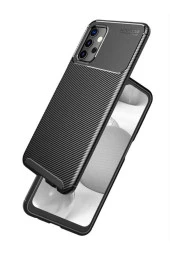 Galaxy A02s Kılıf Karbon Delüx Tpu Silikon Kahverengi thumbnail 2