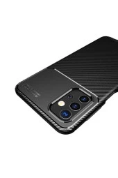 Galaxy A02s Kılıf Karbon Delüx Tpu Silikon Siyah thumbnail 4