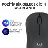 Logitech M240 Sessiz Kompakt Kablosuz Bluetooth Mouse - Siyah - 6