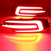 Honda Civic fc5 E Dizayn arka sis lambası Ledli A+ Ürün - 5