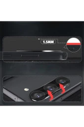 Galaxy S23 Plus Ile Uyumlu Kamera Lens Koruma Ile Uyumlu Halcyon Tam Kaplayan Kamera Koruma Siyah thumbnail 3