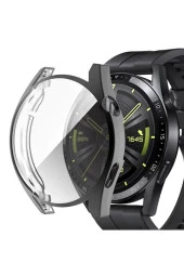 Huawei Watch Buds Ile Uyumlu Aurora Ekran Koruma Hafif Ve Kompakt Ekran Koruyucu Silikon Siyah thumbnail 1