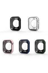 Apple Watch ile uyumlu 40mm 360 Derece Korumalı Kasa ve Ekran Koruma Sempiternal Watch Gard Renksiz thumbnail 2