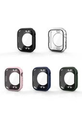 Apple Watch Ile Uyumlu 44mm 360 Derece Korumalı Kasa Ve Ekran Koruma Sempiternal Watch Gard K.yeşil thumbnail 2